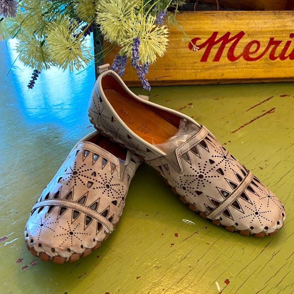 Women's Spring Step, Grey Fusaro Slip-On Size 42 (US 11)